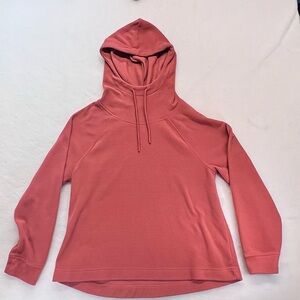 Old Navy Terracotta fleece hooded pullover, Medium